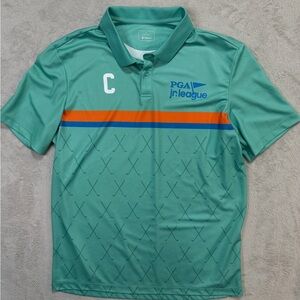 MACRON Mint Green Athletic Polo